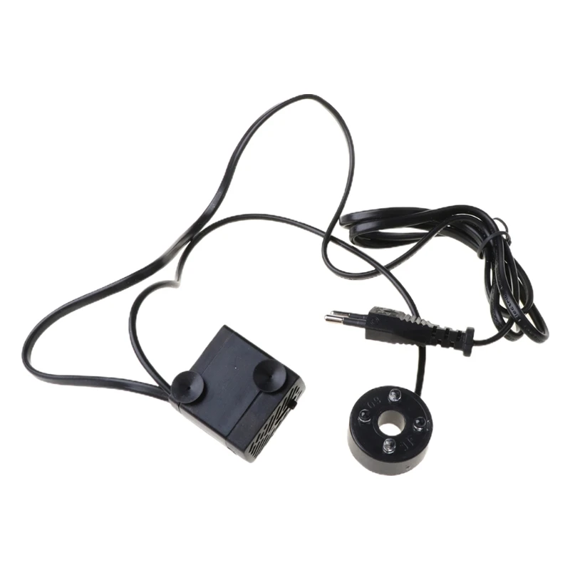 Bomba sumergible R1wa Mini Bomba fuente pequeña (3W 180L/H) para agua Característica Acuario Hidroponia peces con luz