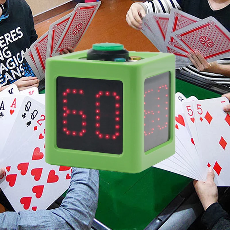 

GANXIN Timer for Kids with Large LED Display (Battery not Included) Chess Poker Timer