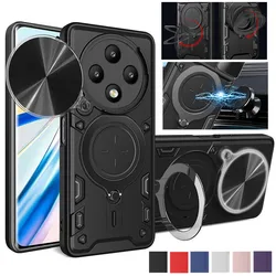 Protective Cover For OPPO Reno 12F 5G Reno12 FS 12FS 5G Case Ring Kickstand Lens Protection Shockproof Fundas Coque Capa