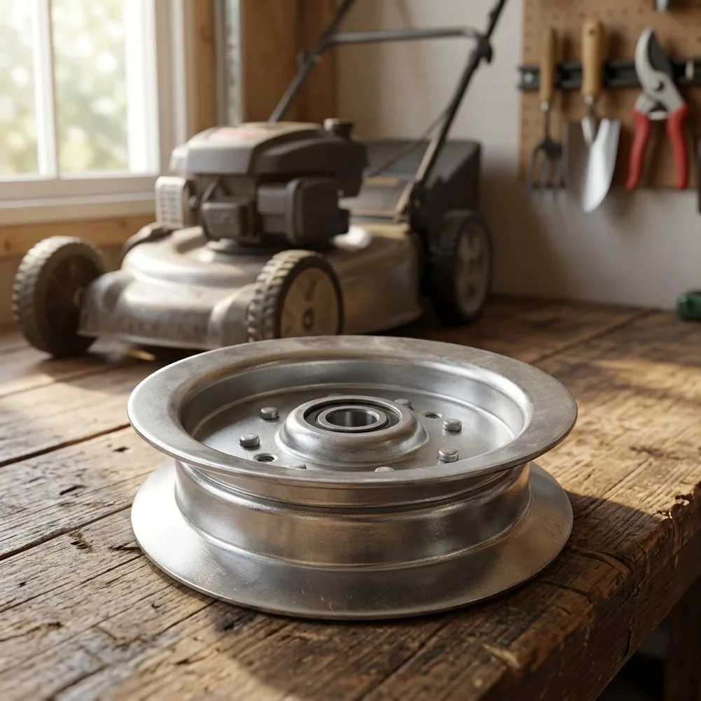 GY22082 Metal Pulley Designed for 42-inch and 48-inch Lawn Mowers Such as D110 For D130 D140 D150 for Consistent Power Transfer