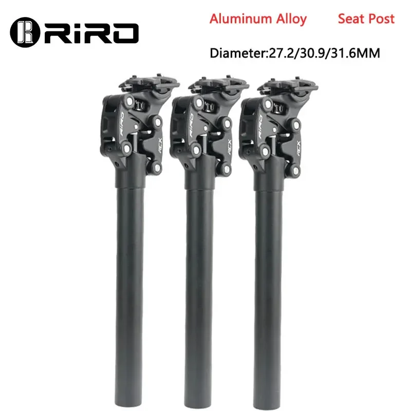 

RIRO RCX SP-S4Aluminum Alloy Bicycle Shock Absorber 50MM Traval Seatpost Original Tube27.2MM/30.9MM/31.6MM or Mtb Bike Seat Tube