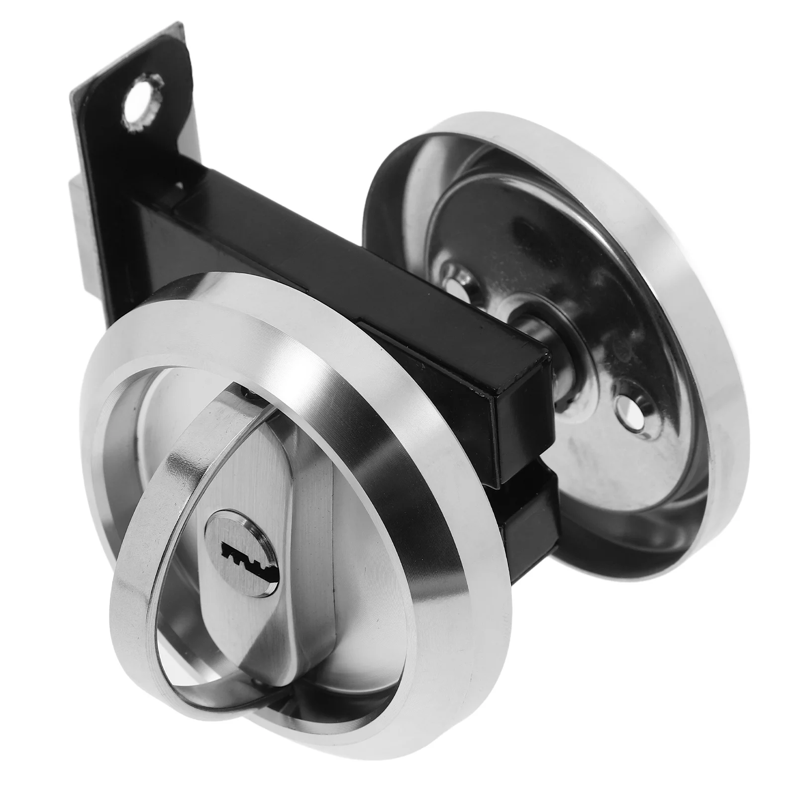 

Stainless Steel Door Lock Invisible Design For Bedroom Kitchen Bathroom Laundry Room Pocket Door Latch Heavy Duty Gate