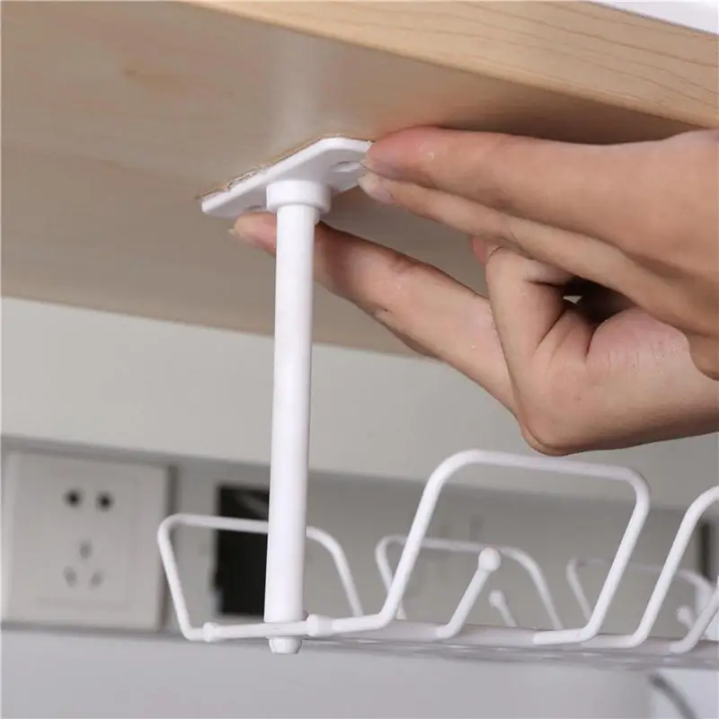 Under Desk Cable Management Tray Metal Wire Cable Holder For Office Desk And Kitchen Cord Organizer Rack For Wire Management