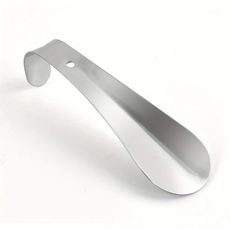 Portable Stainless Steel Shoe Horn, Metal Helper for Men Women, Ideal for Seniors Pregnant Disabled Travel & Back Pain