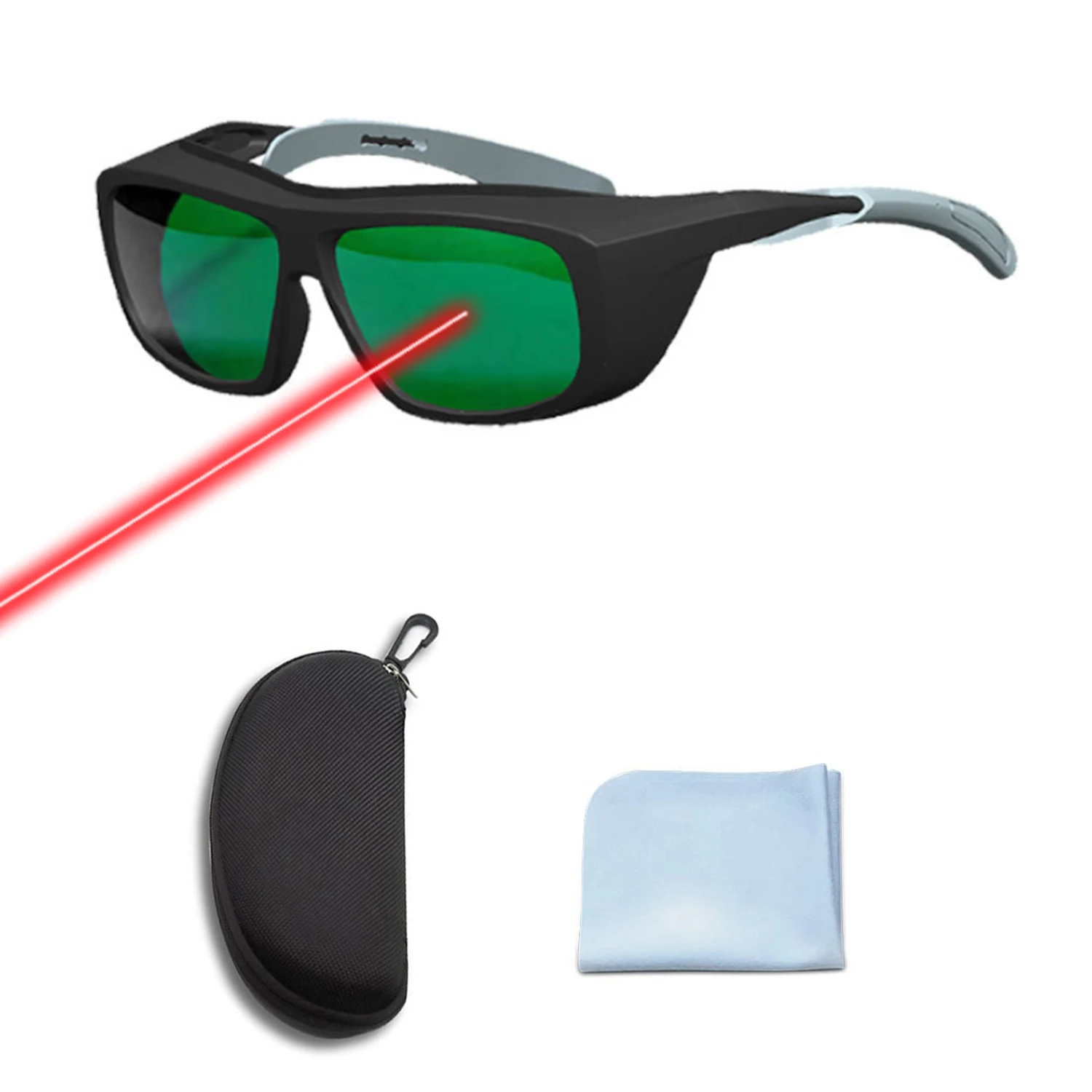 laser glasses 190-2000nm 10600nm OD6 CO2 Laser Protection goggles 1064 532 200-2000nm IPL Laser Safety Glasses  Laser protection