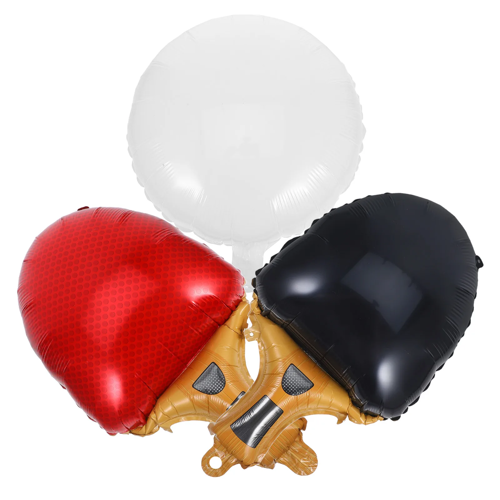 

1 Set Table Tennis Balloons Aluminum Film Paddle Shaped Sports Party Decorations Birthday Competition Events Leak-Resistant