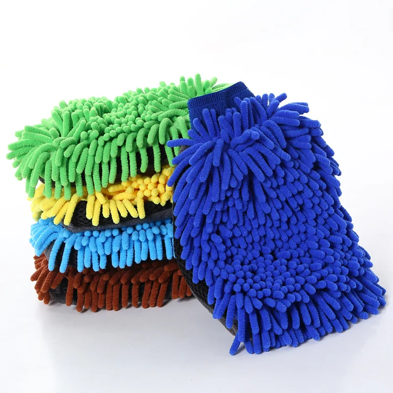 

Microfiber Car Wash Clening Gloves Car Detailing Washing Towel Auto Motorcycle Soft Thick Cleaning Gloves Car Wash Accessories