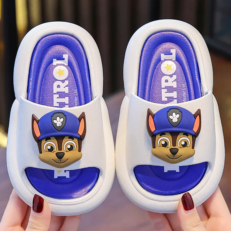 Paw Patrol pantofole per bambini Cartoon Chase Skye Summer antiscivolo Soft Bottom infradito per interni ragazzi ragazze pantofole da bagno regali