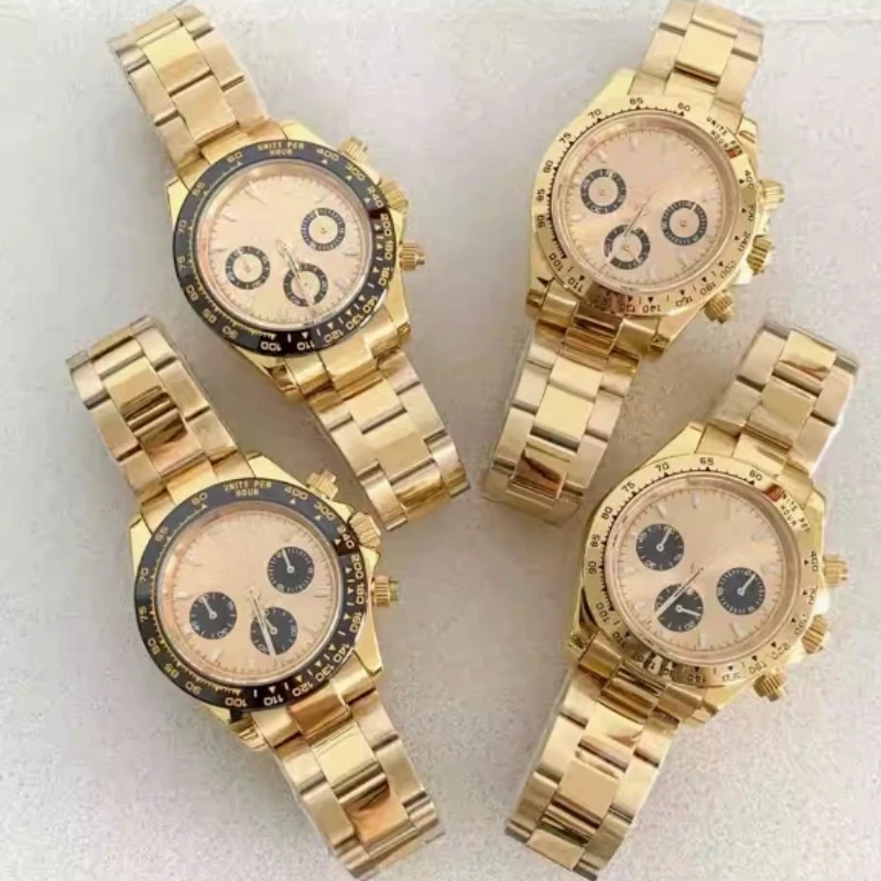 40 mm nieuw gemodificeerd quartz waterdicht horloge precisie staal saffierglas horlogespiegel geschikt voor uurwerk quartz VK63 uurwerk