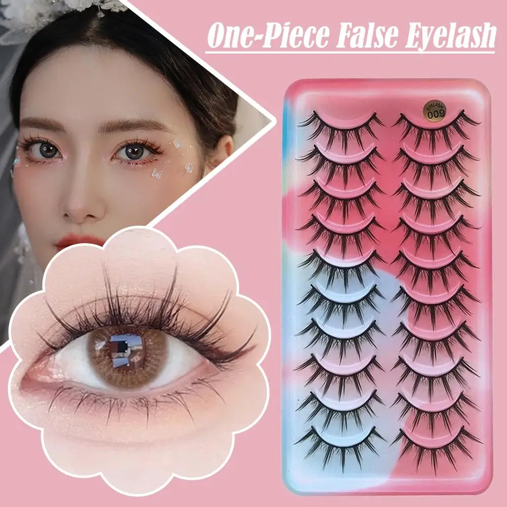 False Eyelashes Women Single Piece Little Devil Comic Eyes Style Enlarge Long Eyelashes Makeup Natural Thick Your Daily F5B2