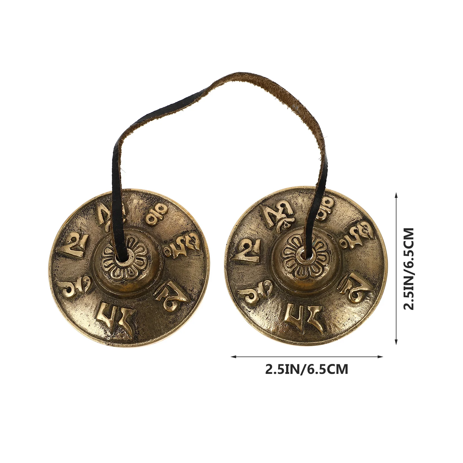 

1Pcs Meditation Chime Bell Premium Copper Percussion Instrument Used in Buddhist Spiritual Practice Yoga Ceremony Mindfulness