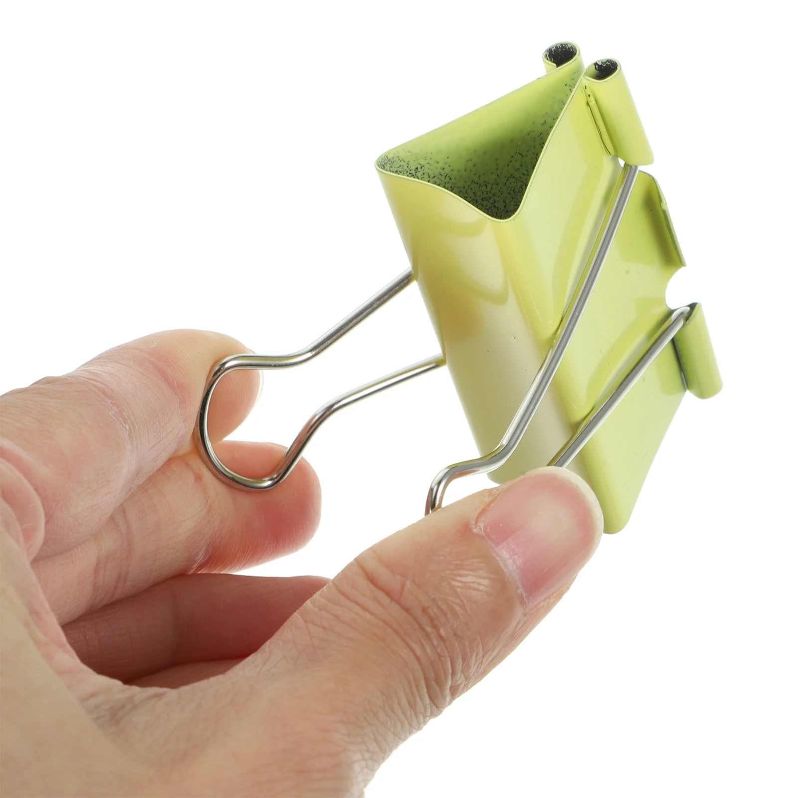 

24pcs 2 Inch Binder Clips 51MM Colored Stainless Steel Office Supplies Strong Hold Paperclip File Holder