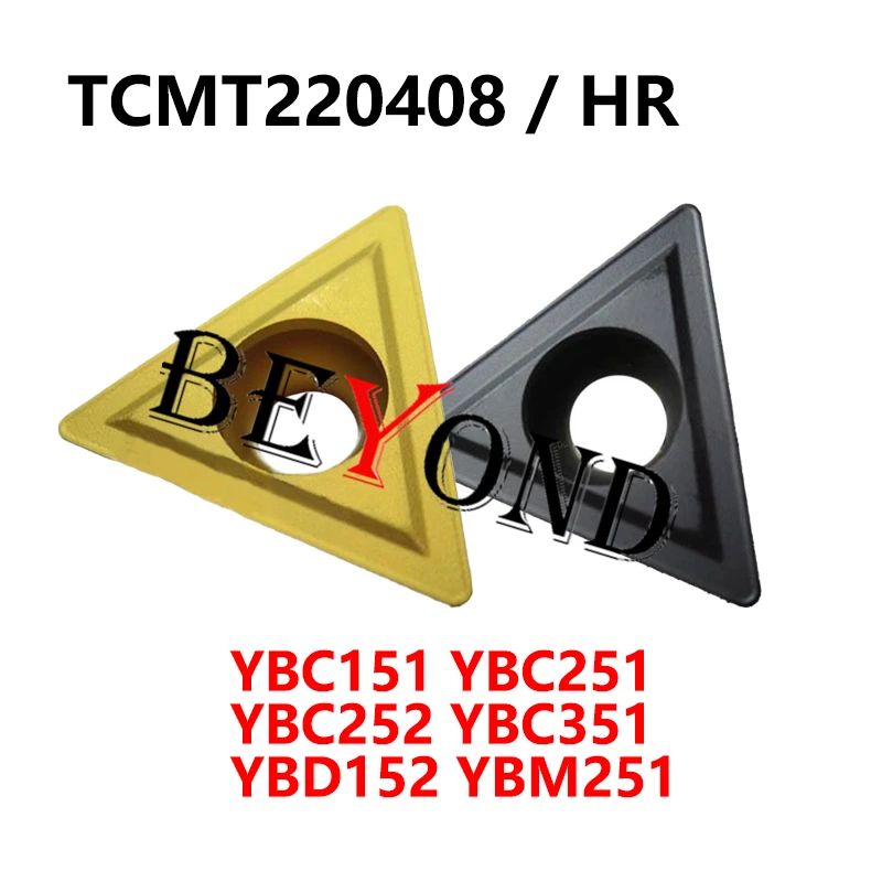 

TCMT220408-HR YBC251 YBM251 YBC252 YBC351 YBD152 YBC151 100% Original Carbide Inserts CNC TCMT 220408 Lathe Cutter Turning Tool