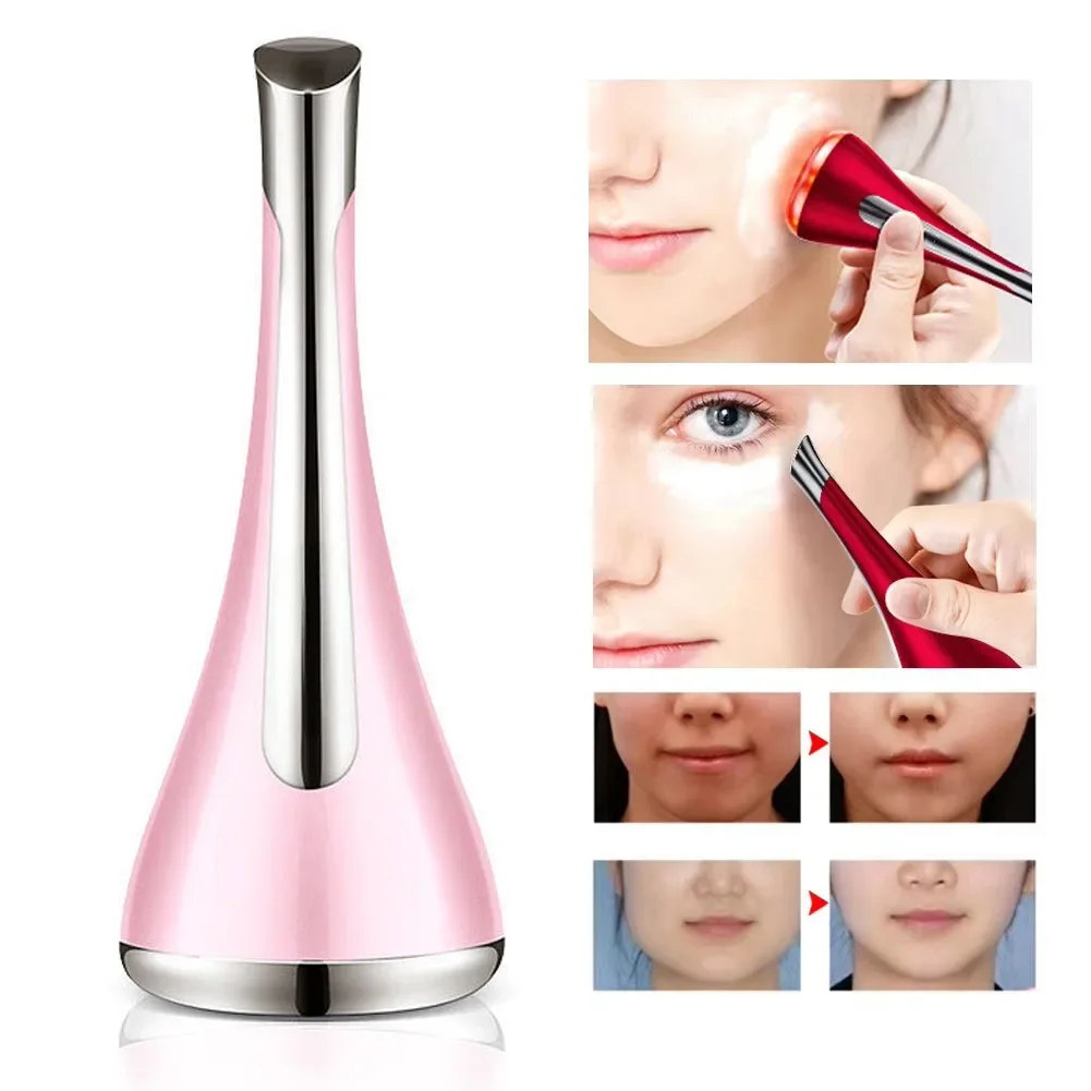 Photon Magnetic Inductive Face Care Device Microcurrent Face-Lifting Massager Small Dumbbell Gyroscope Beauty Device Household