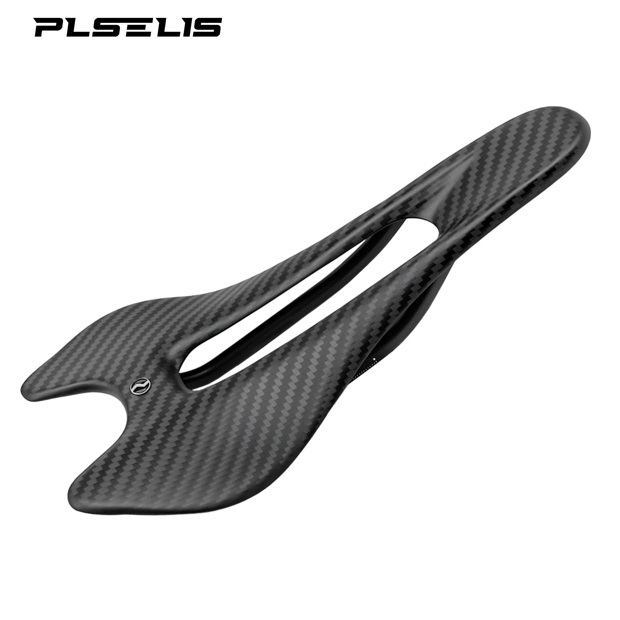 Plselis Ultra-light Carbon Saddle 60g, Integrated Design, Ergonomic Design, Breathable and Comfortable.3005