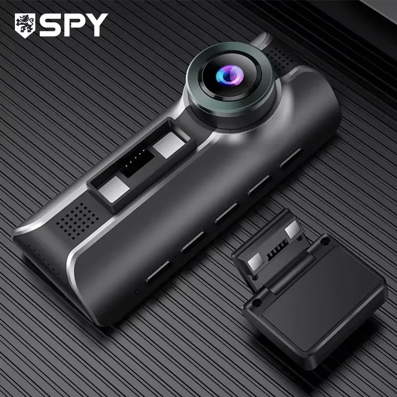 Brand For SPY 2160p Streaming 4k X6000 Dual Lens g Sensor Car Accident Black Box 360 Degree Dashcam with Wifi Maps