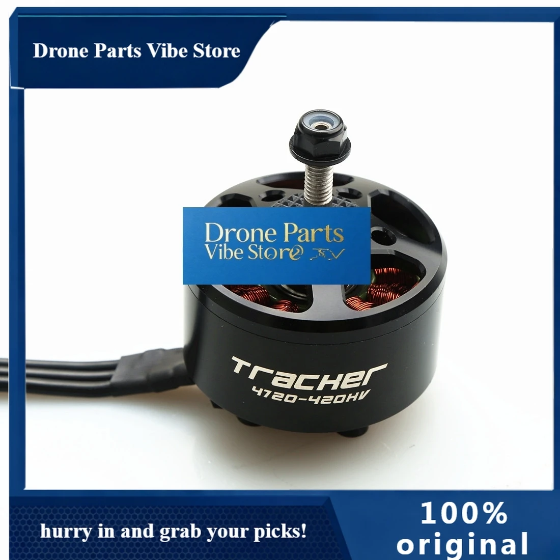 

Drone PartsAxisflying For 13"/15" FPV Long Range Drone DIY Parts 4720 Brushless Motor 420KV 6-8S Newly Launched Large FPV Motor
