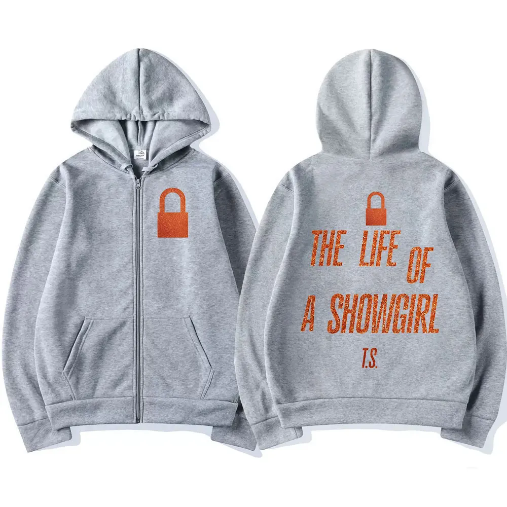 حياة فتاة الإستعراض ألبوم سستة هوديس الرجال النساء الملابس Harajuku زمم بلوزات طويلة الأكمام كنزة بغطاء رأس من الصوف معطف سترة