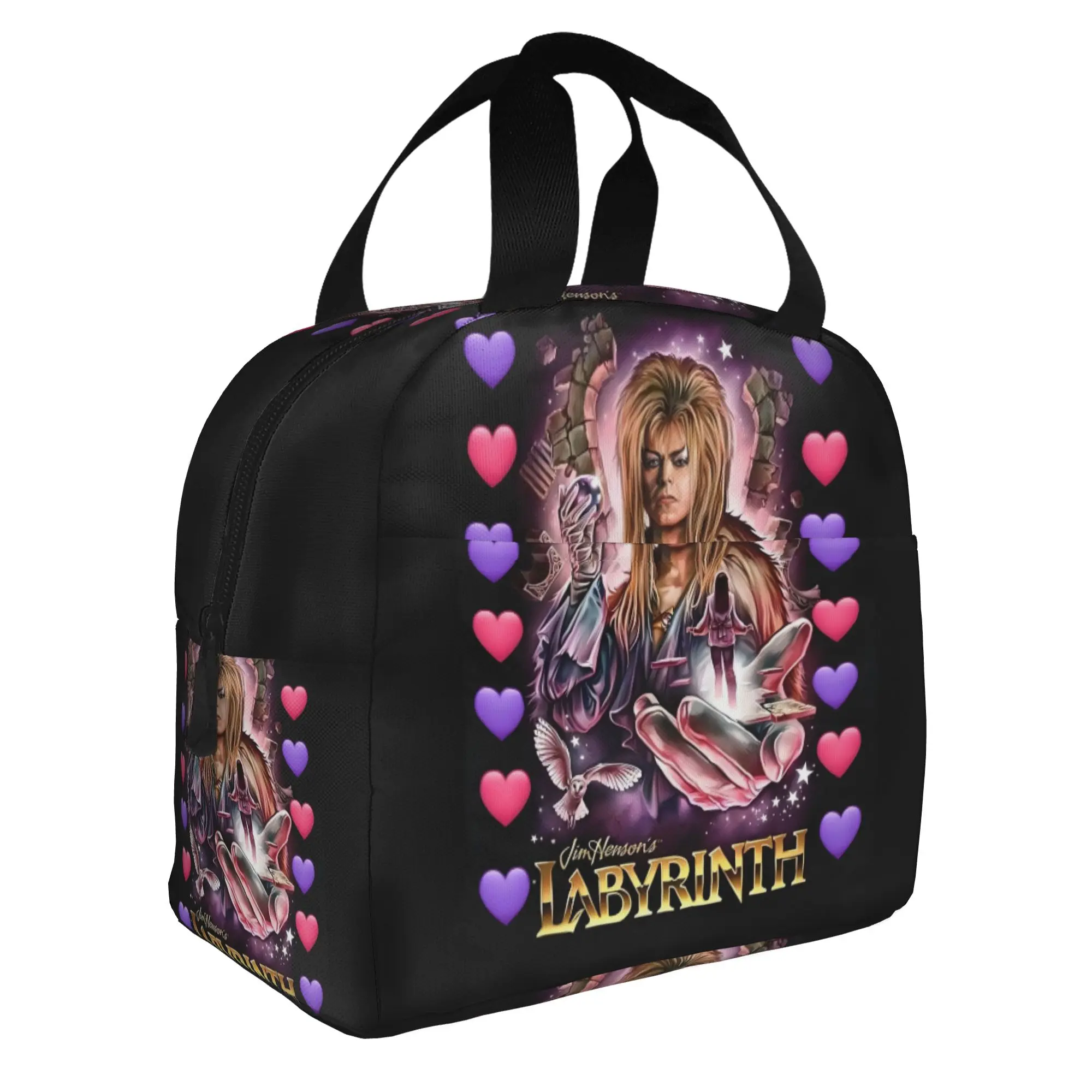 Fantasy Film L-Labyrinths Pencil Case for Girl Boy Big Capacity Jareth The Goblin King Movie  Pen Bag Box School Accessories