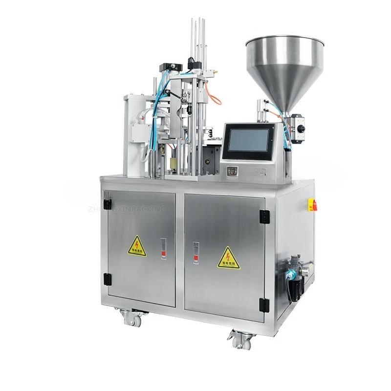 Automatic filling and sealing machine, sauce canning and packaging machine c