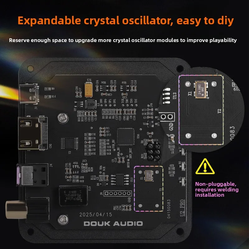 U2 PRO XMOS XU316 Digital Interface USB to Fiber Coaxial Support DSD512
