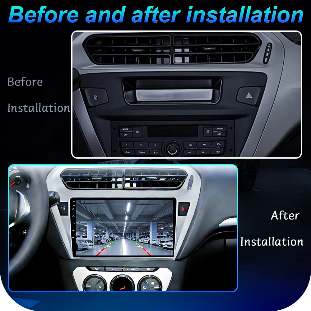 Android For Peugeot 301 per Citroen C-Elysee CElysee 2012-2018 Car Multimedia Player Car GPS Navigation Touch Screen SWC No 2din