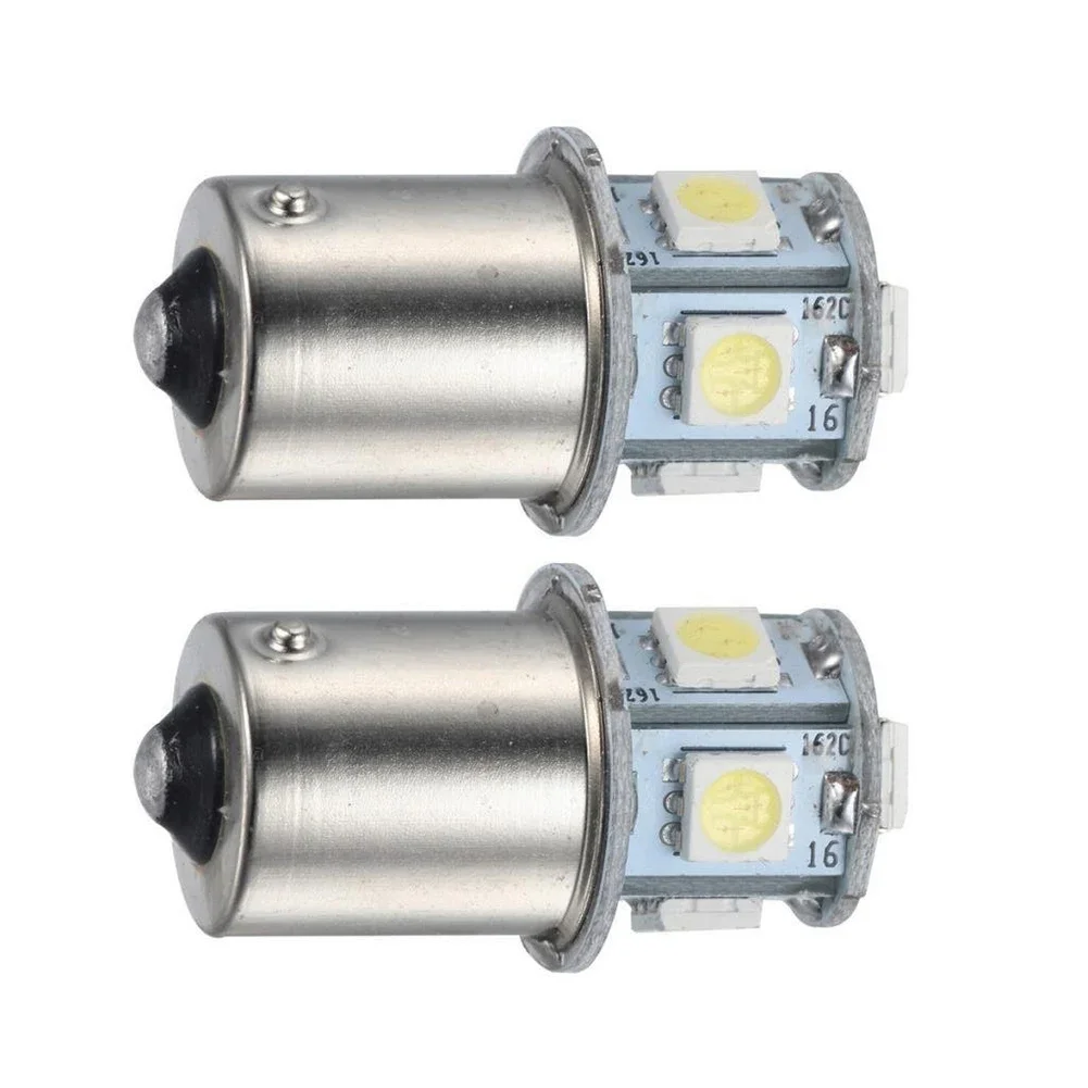 Carro LED Parking Stop Light, Branco 8LED, SMD, Luz de freio, Turn Light, Acessórios para carro, DC 12V, 8W, 1156, BA15S, 6000K, 4 Pcs