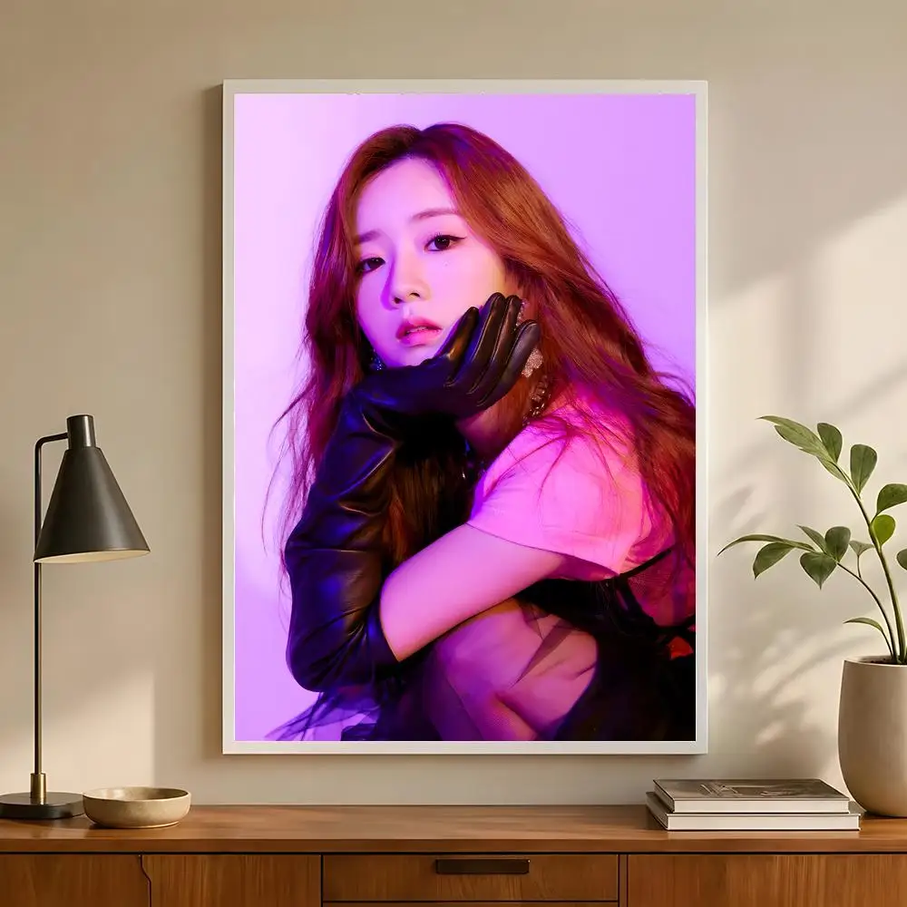 Singer Kpop Entertainer Yoon Bo Mi Poster Large Wall Mural Art Print for Living Room Home Decor and Present Ideas