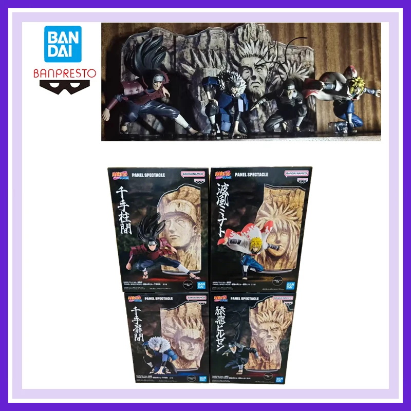 

В наличии подлинный новый неоткрытый Bandai Banpresto Naruto Shippuden Namikaze Minato Senju Tobirama Senju Hashirama Gift Toy