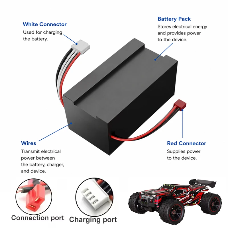 9522 9522PRO RC Car Battery Original Accessories 2S 7.4V 1600mAh 3S 11.1V 2000mAh Use For 9522 9522PRO Parts
