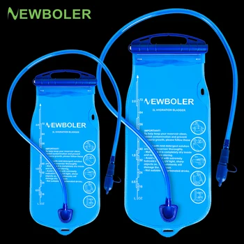 NEWBOLER 물 방광 물 저장소 수화 팩 보관 가방 BPA 무료 - 2L 3L 러닝 수화 조끼 배낭