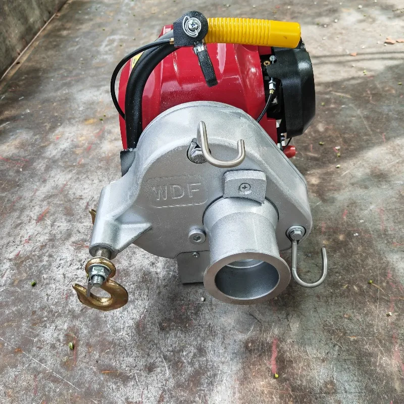 700kg Portable Winch Gas Electric Powered Capstan Winch GX-50 Engine