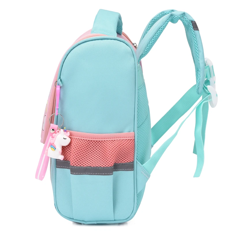 Children's School Backpack Cute Unicorn Print Bookbag Mochilas Kids School Bags Primary Schoolbags Waterproof Wear Resistent