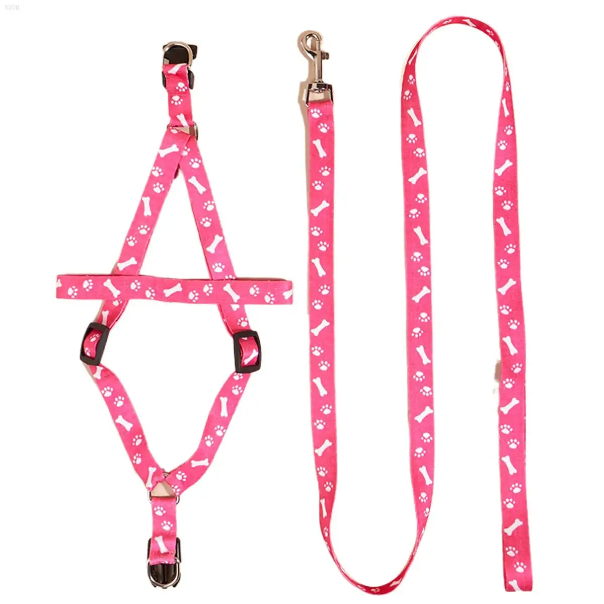 

NSDM1 pet print chest and back piece+1 traction rope