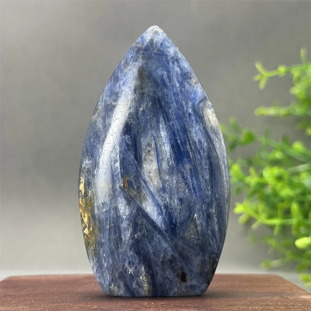 Imagem -03 - Tocha de Forma Livre de Kyanite Azul Natural Terapia Energética Reiki Beleza Home Feng Shui Decoração Presente de Ornamento de Escritório