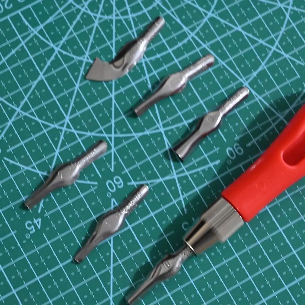 Printmaking Art Print Engraving Tools Ergonomic Multifunctional Rubber Block Stamp Kit Professional Stamp Maker