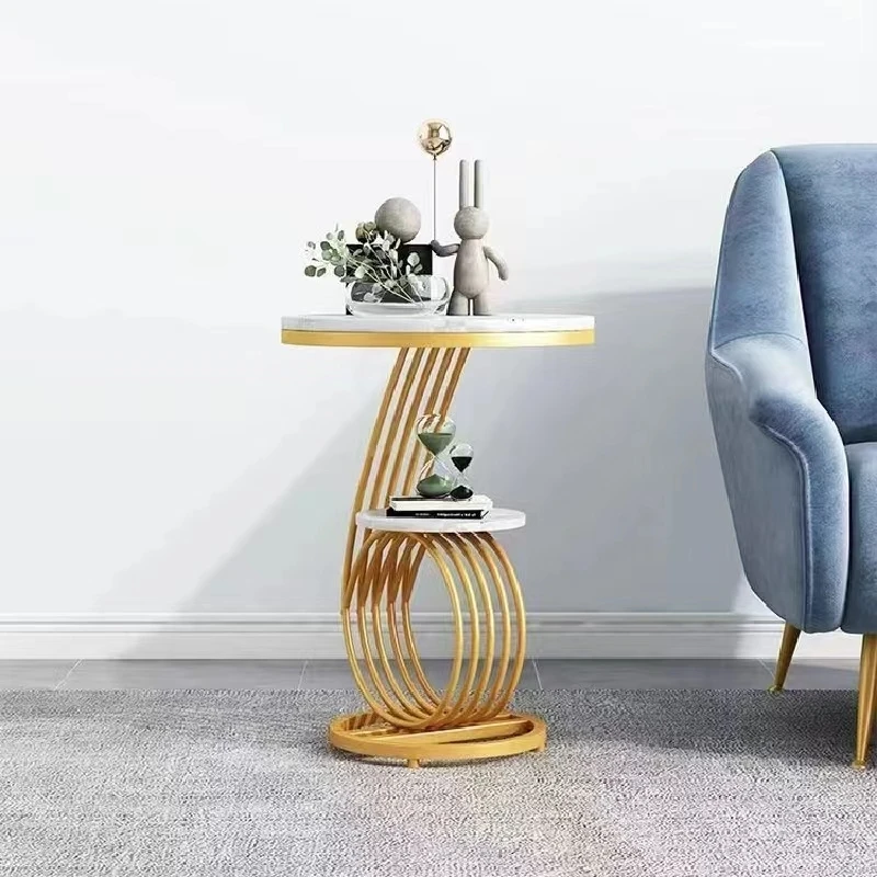 Nordic Round Coffee Tables Books Big Luxury Gold Nordic Hall Side Coffee Table Bedside Dressing Messitas De Noche Home Furniture