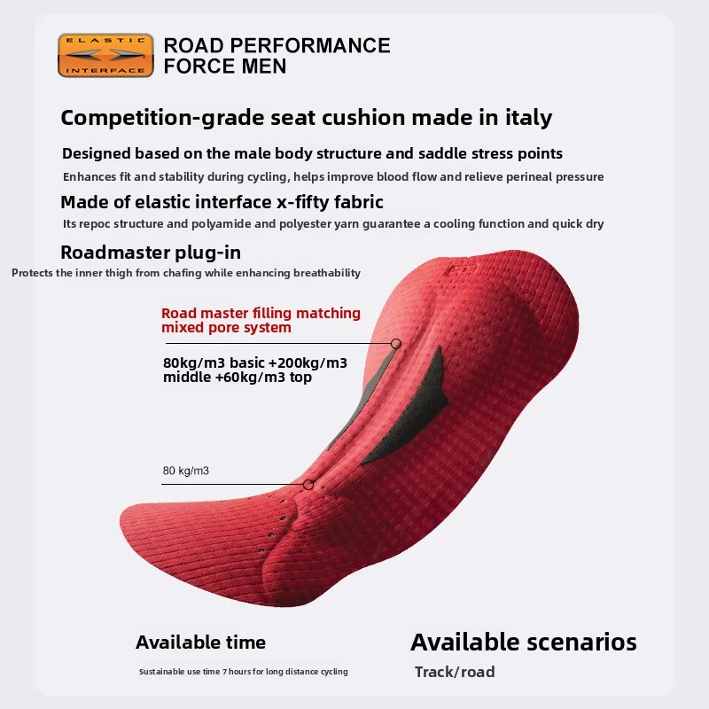 BCBE-ING New Men Cycling Bib Shorts Top Quality Elastic Interface 200kg/m³ Density Pad Lightweight Quick Dry Cycling Bib Shorts