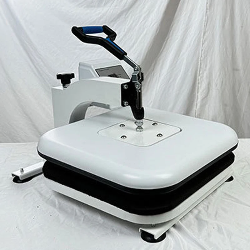 360 Degree Rotation Manual Shaking Heat Press Machine Full-Body  Molding Lightweight for Garment Pattern Pressing Logo