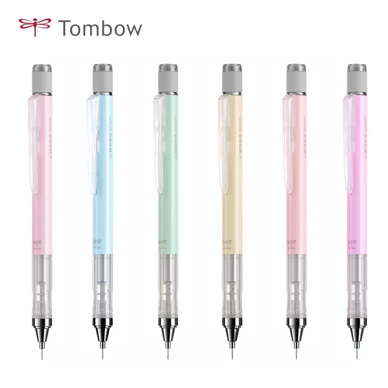 1pc TOMBOW MONO Graph Shake Out Lead Mechanical Pencil 0.5mm Cute Creative Modeling Student Stationery Neon/Pastel Color