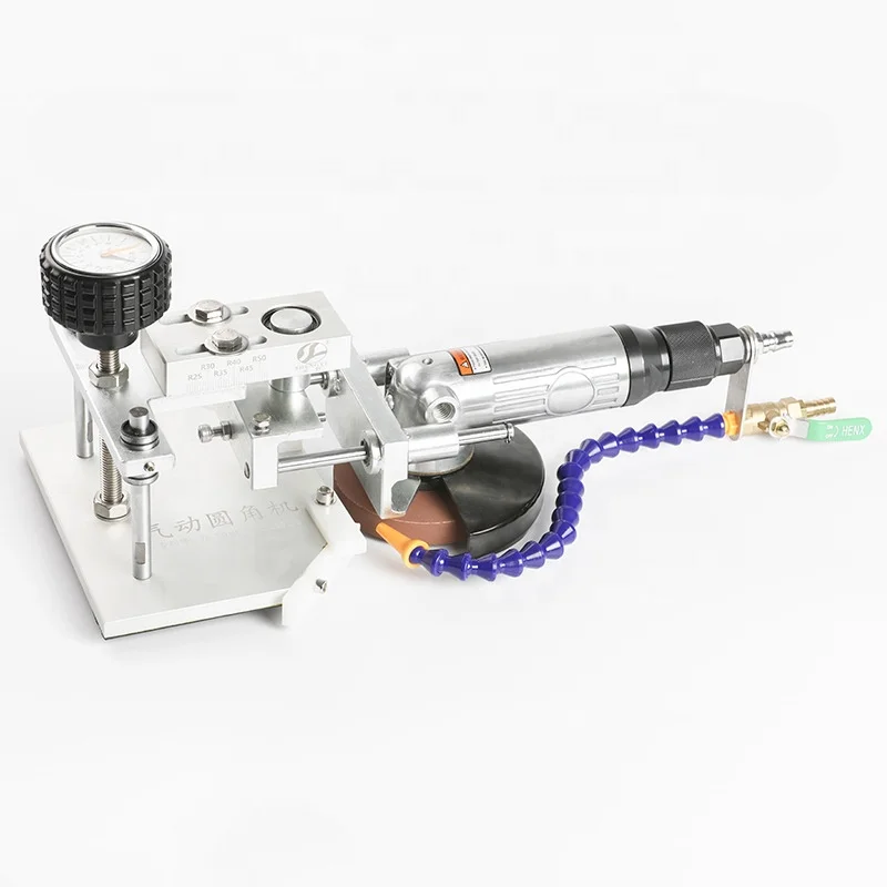 Gold SellerPneumatic Glass Chamfering Machine New Small Safety Angle Grinder Machine Glass Round Corner Machine