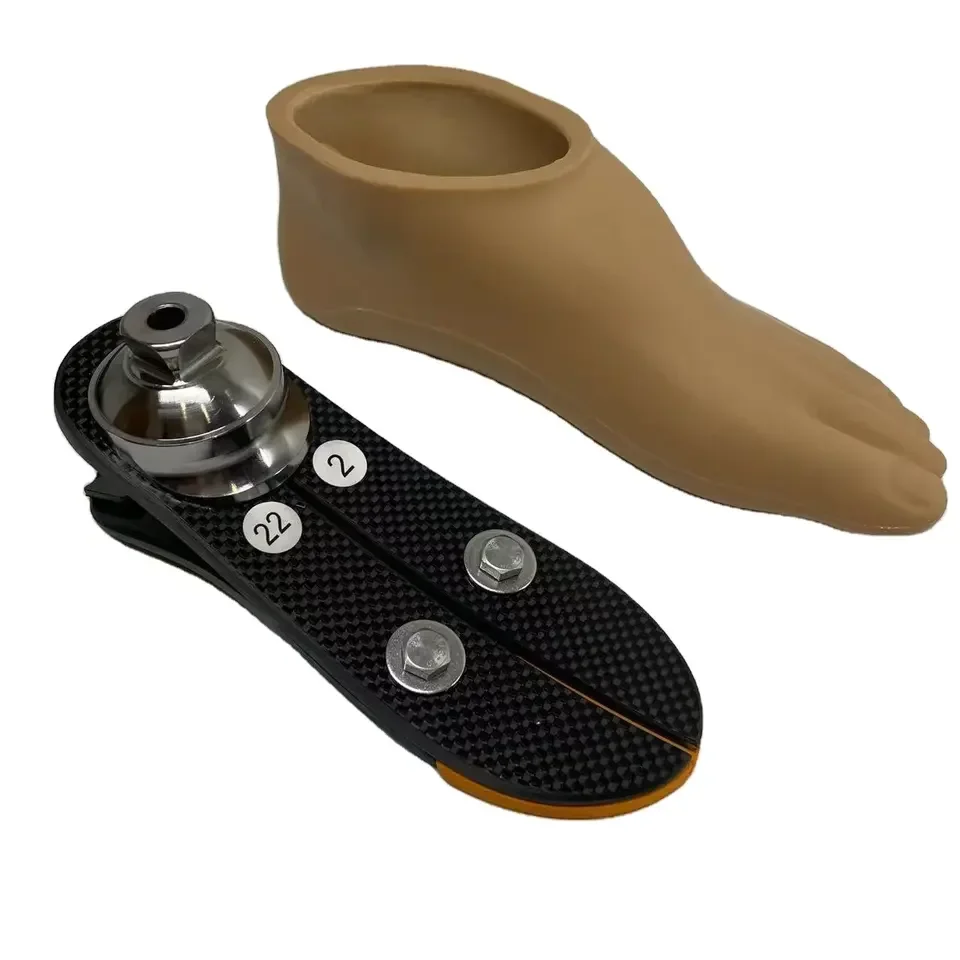 Prosthetic leg Artificial Limbs Lower Ankle Carbon Fiber Foot With Ti adapter Artificial Limbs foot