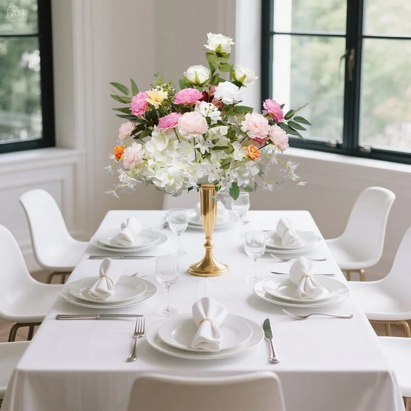 

Искусственные цветы, розы, шарики гортензии, украшение дома, макет и украшение сцены свадебного мероприятия