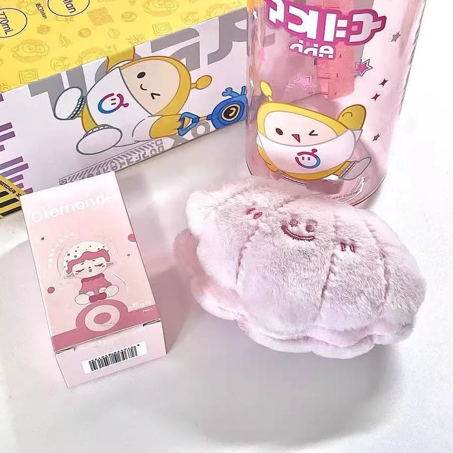 Plüsch-Make-up-Spiegel, niedlicher blauer Muschelform, für Schüler, Schultasche, Anhänger, Spiegel, Cartoon-Schlüsselanhänger, Spiegel