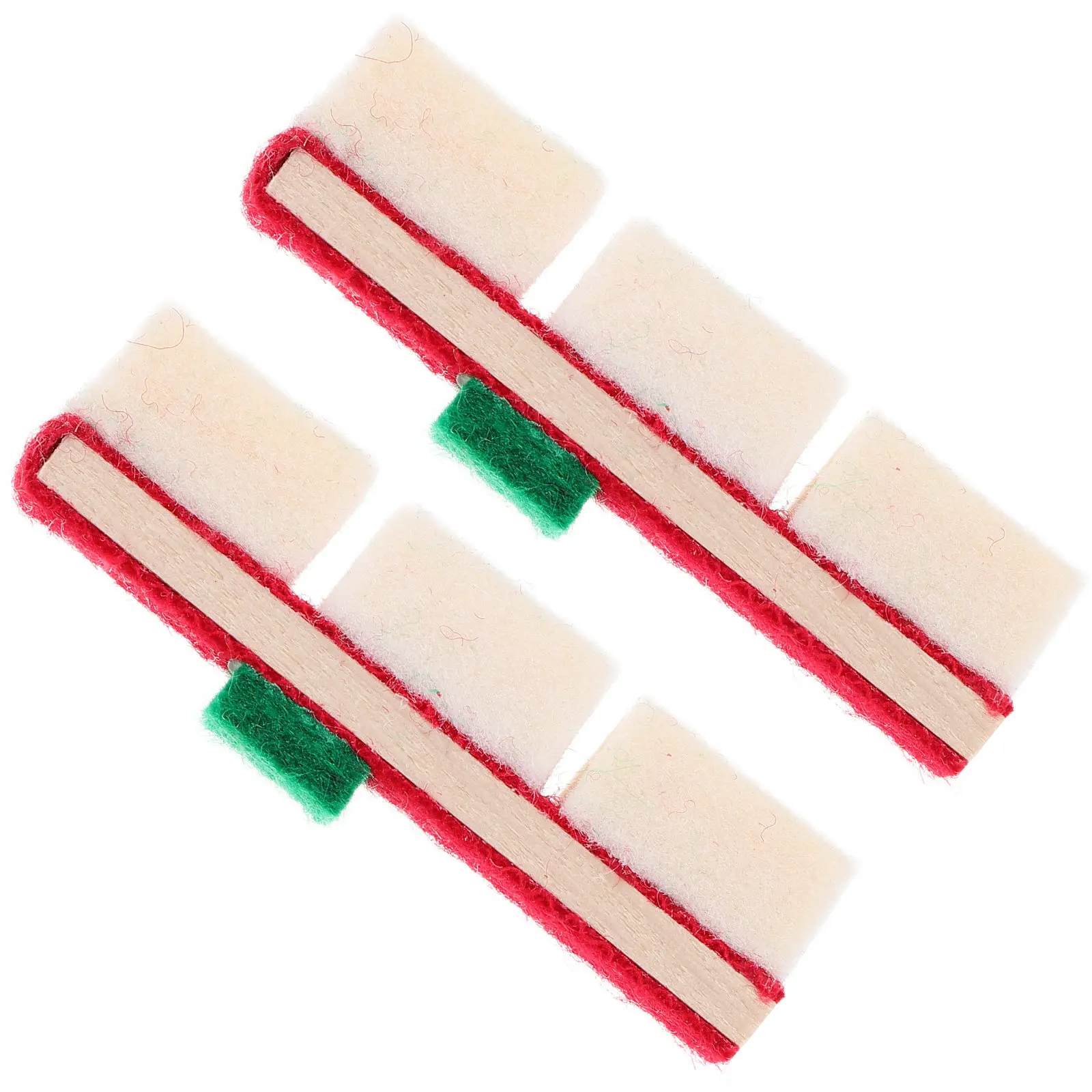 2 PCS Music Tuning Accessories Musical Piano Felt Mute Cotton Covers & Keyboard Dampers for Instruments
