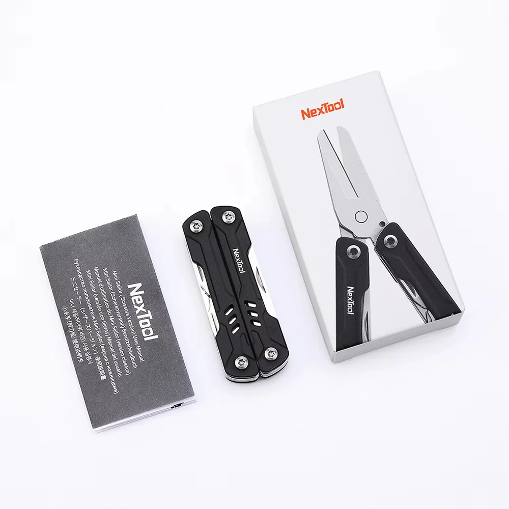 NexTool Mini Sailor Scissors Version 10 in 1 EDC Multitools Hand Pliers Tools Mini Pocket Folding Knife Multi-functional Tools