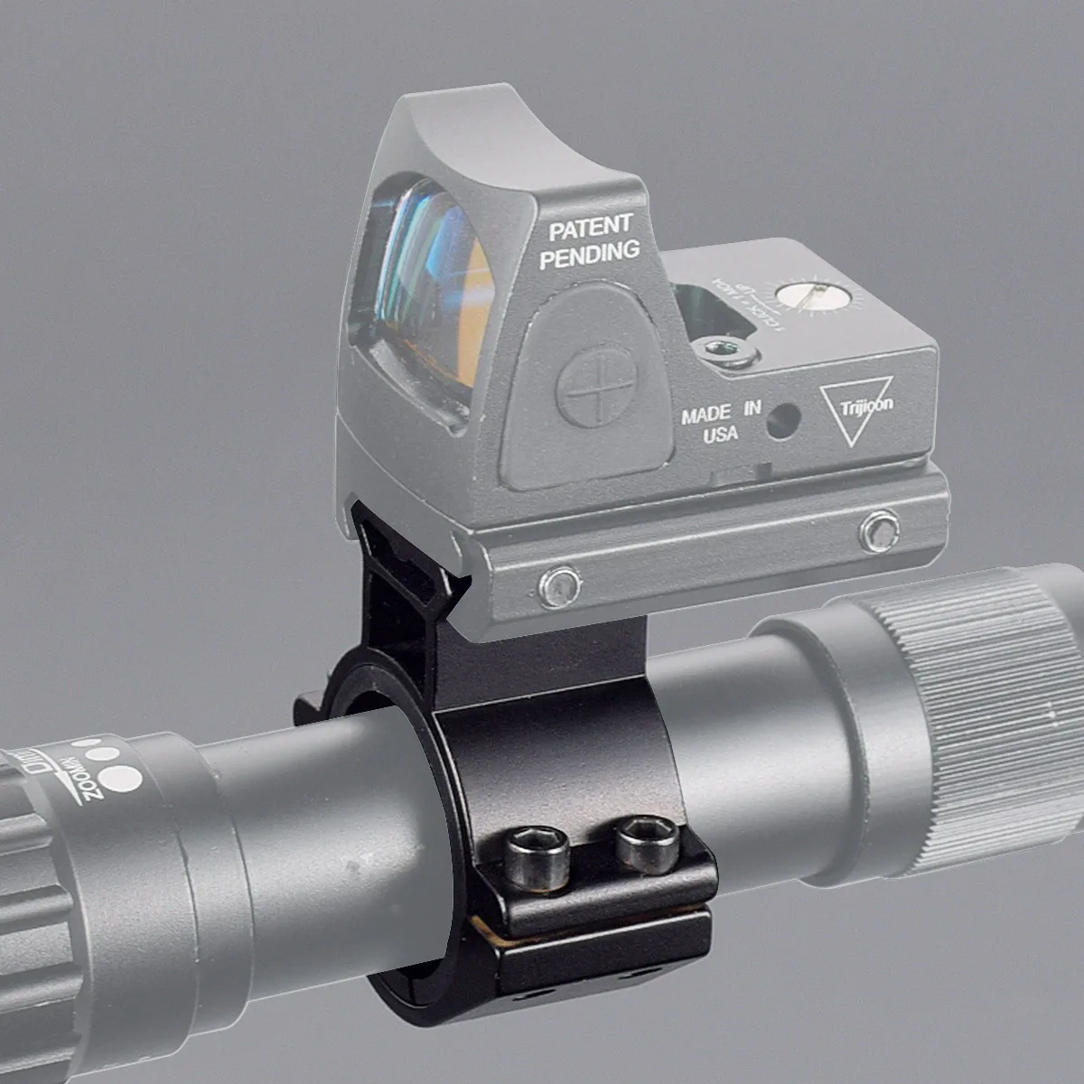 Aluminum Alloy Flashlight Holder Optical Bracket 25.4mm Low Profile Scope Ring Hole-mount Torch rmr red dot sight Mount Holders