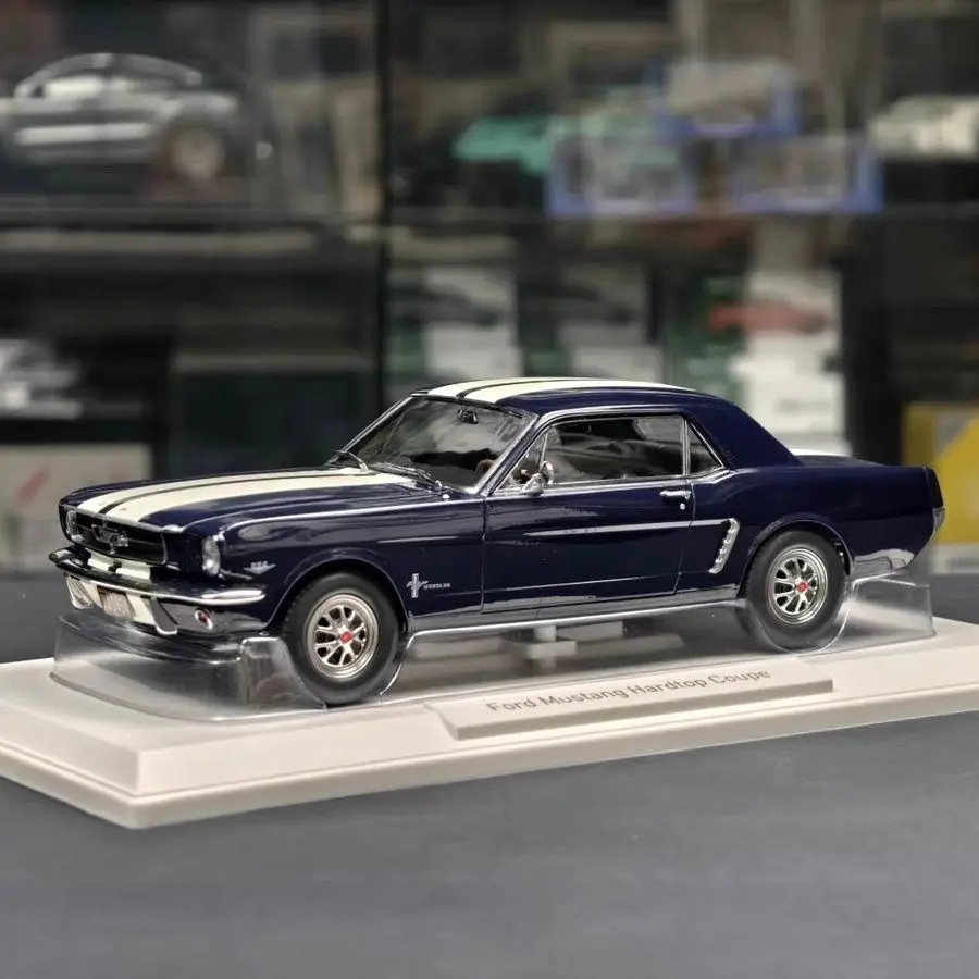 Norev Diecast 1:18 Ford Mustang Coupe 1965 Alloy Car Model Ford Model Car Collectible Model Vehicles Toys Gift view 2