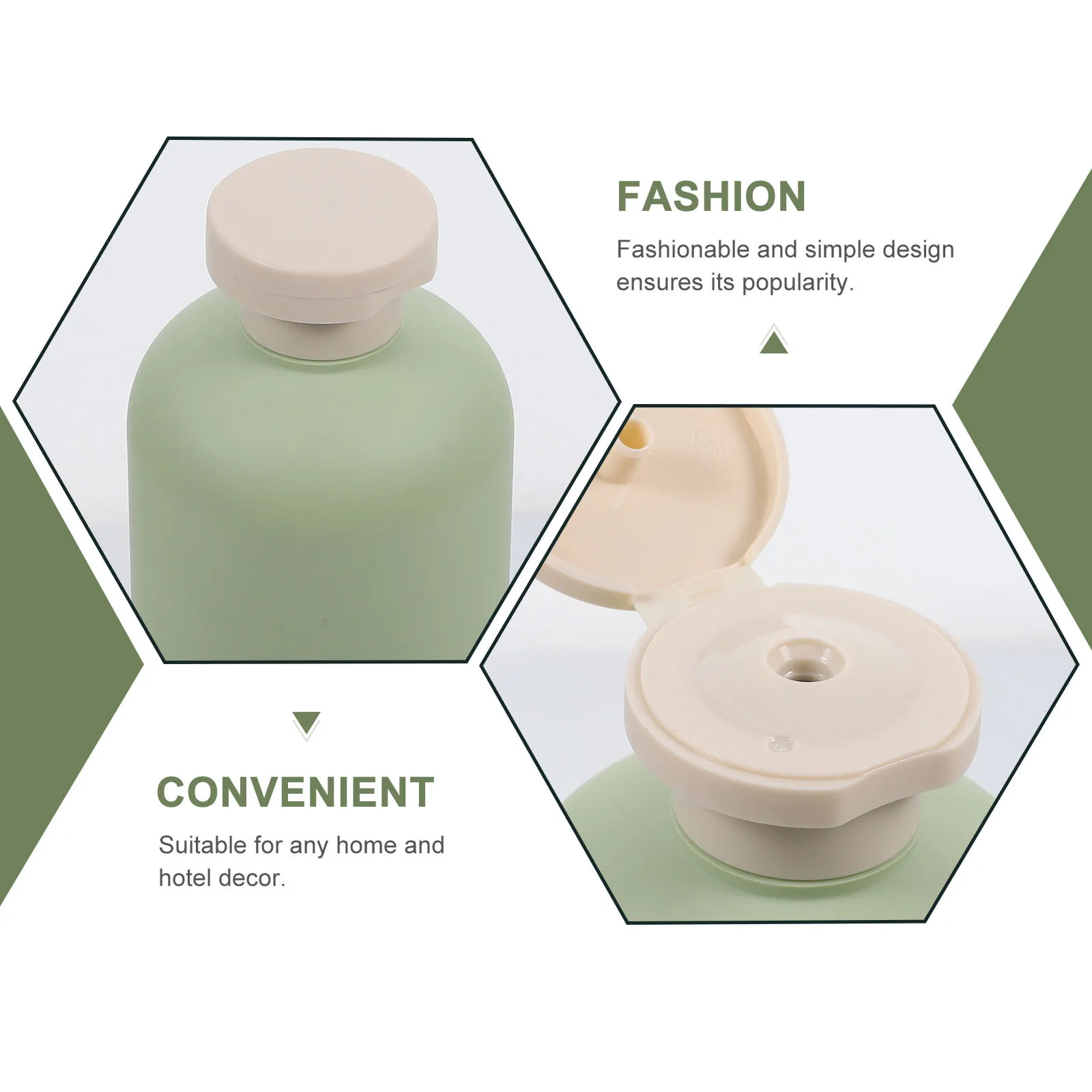 2 قطعة 300 مللي سطح أملس زجاجات السفر غطاء الوجه ضغط الحاويات لمستلزمات التجميل السائلة في الهواء الطلق مغامرة السفر زجاجات