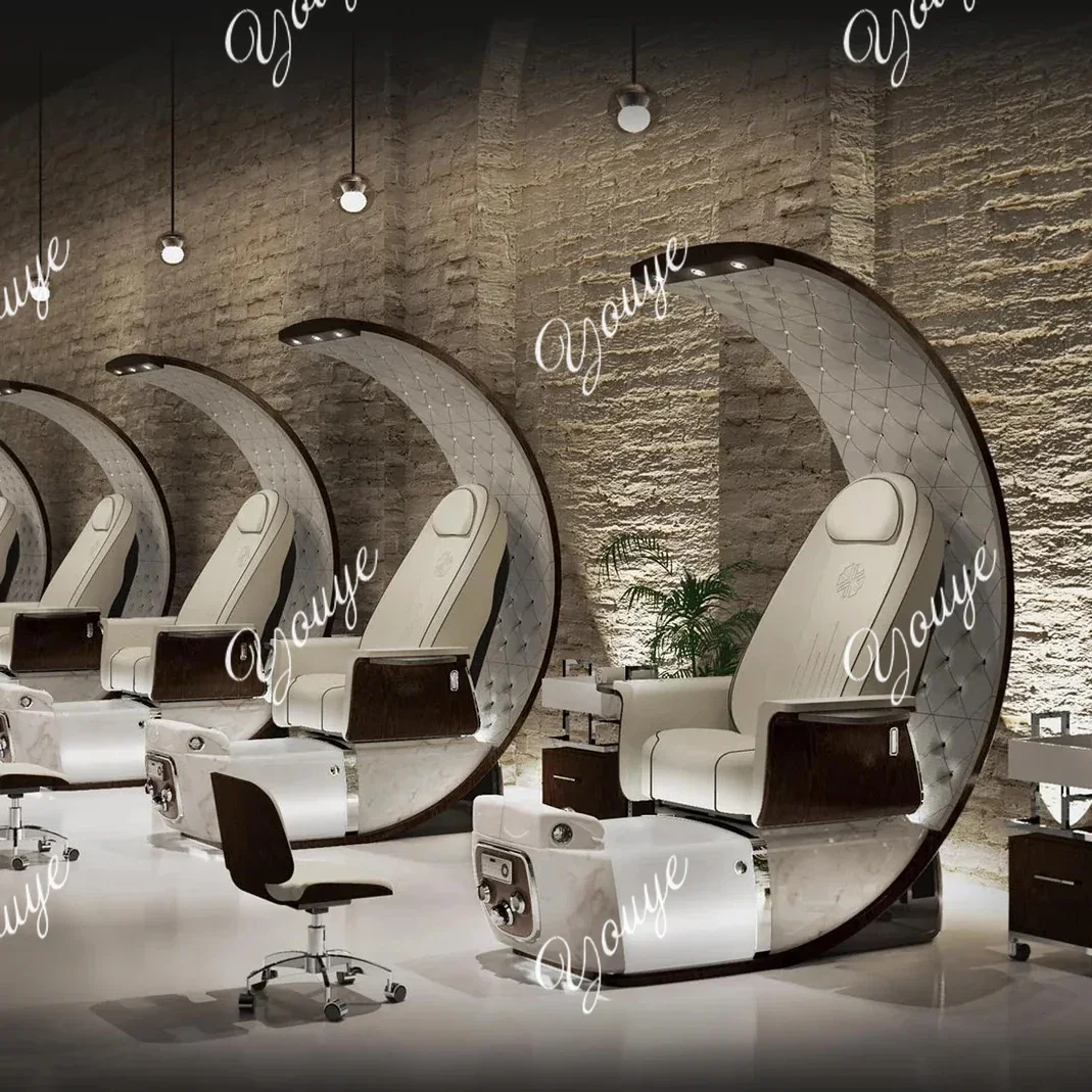 XinSheng الجمال صالون الأظافر أريكة صالون الشعر القدم سبا تدليك كرسي صالون الأظافر كراسي متجر الأثاث التجاري بالجملة